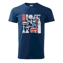 Velká Británie - kreslené ikonky