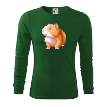 Morče - kreslené, bílo oranžové