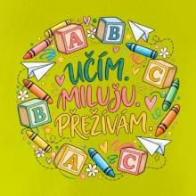 Učím miluju přežívám školní abeceda