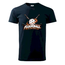Florbalové hokejky s děrovaným míčkem eat sleep repeat