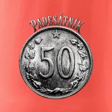 Padesátník 1963 - 1978 s nápisem