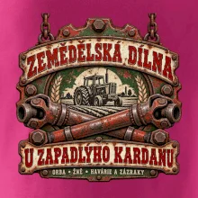 Zemědělská dílna u zapadlého kardanu