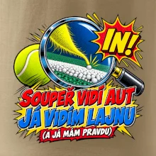 Soupeř vidí aut já vidím lajnu