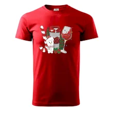 Vánoce, víno a sněhulák