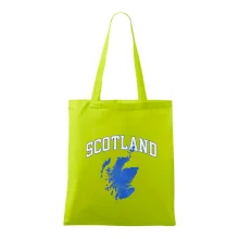 Scotland nápis s mapou