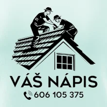 Tričko pro pokrývače - Dva dělníci