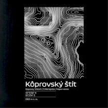 Kôprovský štít - vrstevnice v obdélníku