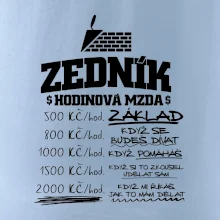 Hodinová mzda zedník