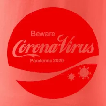 Corona virus pandemic logo