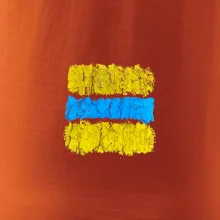 Turistická Cyklo značka - žluto modrá