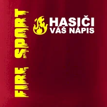 Hasiči (oheň,  Firesport, název sboru - vlastní nápis)