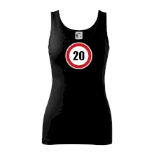 Dopravní značka - omezení rychlosti 20