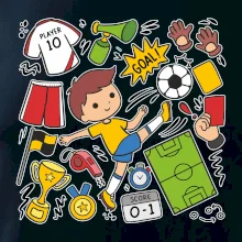 Malý fotbalista ikony