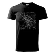 Černobílá mapa Znojmo