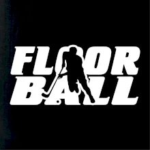 Floorball nápis rovný