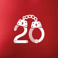 Narozeninové tričko pro policajta - pouta 20