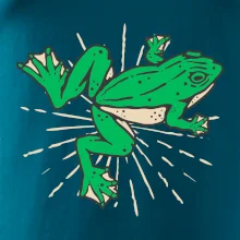 Žába zelená kreslená