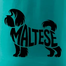 Maltézský psík nápis v těle