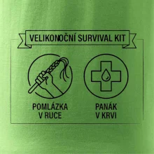 Velikonoční survival kit Pomlázka v ruce, panák v krvi