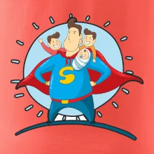 Táta superman - kluk, kluk a dítě