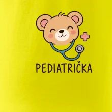 Pediatrička - minimalistický medvídek s křížkem
