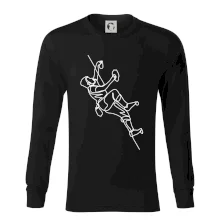 Lezecká stěna jedním tahem