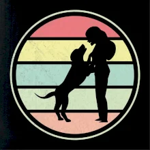 Retro kruh - psí vítání