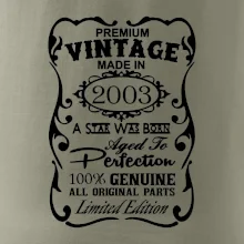 Vintage Etiketa - 2003