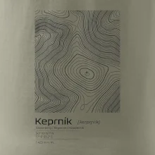 Keprník - vrstevnice v obdélníku