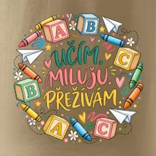 Učím miluju přežívám školní abeceda