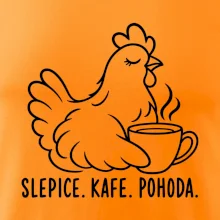 Slepice s kávou a pohodou