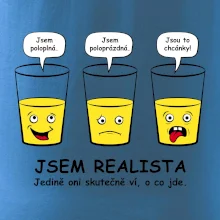 Jsem realista - skleničky (Hana-creative)