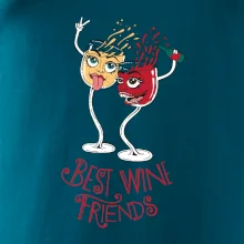 Best wine friends dancing (Pecka design)