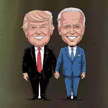 Trump a Biden - velký kamarádi