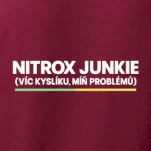 Nitrox junkie zelenožlutá linka pod nápisem