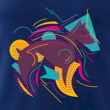 Pes abstrakce hubený