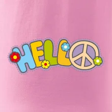 Hello hippie symbol