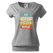 Disc Golf eat sleep barevné