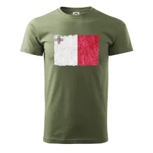 Vlajka Malta okousaná