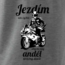 Silniční motorka - jezdím tak rychle, aby mi můj anděl strážný stačil