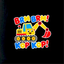 Dětský bagr brm brm kop kop