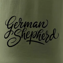 German shepherd - nápis okrasny - nápis okrasný