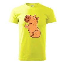 Kapybara s palcem nahoru