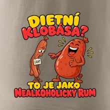 Dietní klobása jako nealkoholický rum