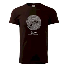 Jizera - vrstevnice v kruhu