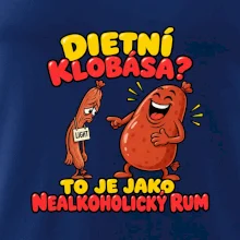 Dietní klobása jako nealkoholický rum