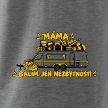 Máma balím jen nezbytnosti rodinný karavan