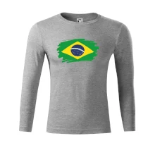 Brazílie vlajka štětkou