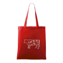 Kráva nákres s názvy