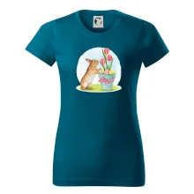 Velikonoční zajíček tulipány